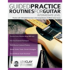 (英文圖書) Guided Practice Routines For Guitar - Intermediate Level: Practice with 125 Guided Exercises ... 平裝版, WWW.Fundamental-Changes.com, 英文