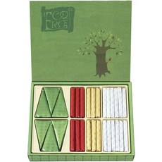 EcoRce E20曲奇4件組, 1組, 三角形+方形+圓形牛奶卷+圓形巧克力卷