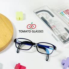 TOMATO小番茄 可調式兒童眼鏡 超輕韓國光學框 黑藍雙色 KIDS C (44/46mm)