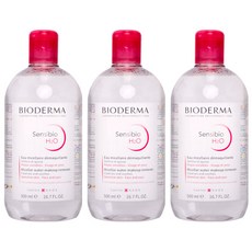 BIODERMA 舒敏高效潔膚液 H2O, 3個, 500ml