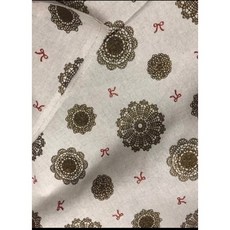 上巧手創 日本燙金棉麻布 手作拼布材料 蕾絲圓點花紋, 詳見包裝, 詳見包裝, 蕾絲