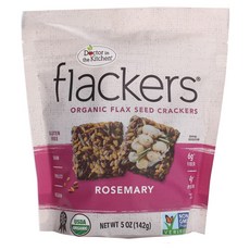 Doctor in the Kitchen Flakers亞麻籽迷迭香素食蛋白餅, 1包, 142g