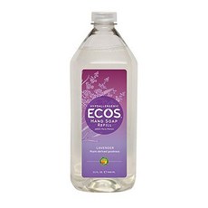 ECOS 薰衣草洗手液補充瓶, 946ml, 1瓶, 薰衣草