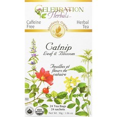 CELEBRATION Herbals 無咖啡因貓薄荷花草茶, 24件, 1.3克