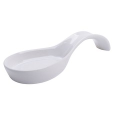FOX RUN 陶瓷湯匙架, 1個, 白色
