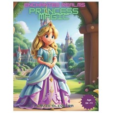 (英文圖書) Enchanted Realms: Princess Magic 平裝版, Independently Published, 英文