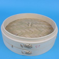 智 竹編蒸籠蓋, 1個, 24cm