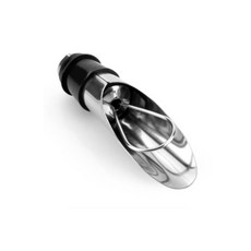 【桔比雜貨舖】快速醒酒倒酒器 不鏽鋼金屬酒嘴 透明斜口瓶塞 鷹嘴酒嘴調酒器, 1個, 1ml