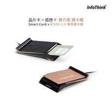 InfoThink 晶片卡讀卡機 IT-102MU 報稅 ATM 專用, 詳見包裝