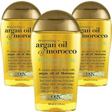 ogx 摩洛哥堅果護髮油, 100ml, 3瓶