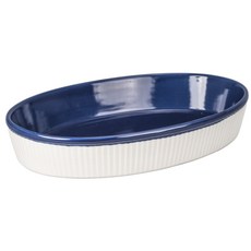 BIA Cordon Bleu 通過 Quattro 橢圓形貝克烤盤, 1個, 沙子+鈷