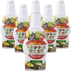 Veggie Wash 蔬菜水果清潔劑, 6個, 946ml