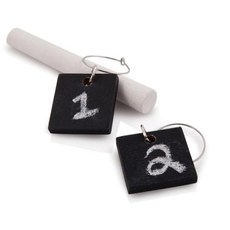 TWINE 酒杯吊飾 2.5 x 2.5cm, 6件, 混色