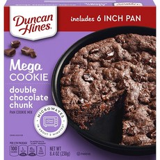 Duncan Hines Mega Cookies 雙巧克力塊平底鍋混合物, 1個, 238克