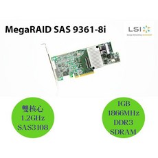 LSI MegaRAID SAS 9361-8i 陣列卡