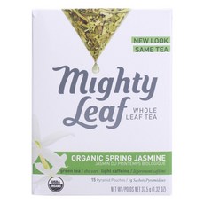 mighty Leaf 茉莉花草茶三角茶包, 15件, 2.5克
