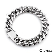GIUMKA贈刻字抗敏極簡鍊條手鍊古巴鏈男個性鋼手飾MH22017