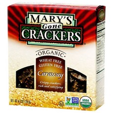 MARY'S GONE CRACKER 無麩質脆餅 藏茴香口味, 1盒, 184g