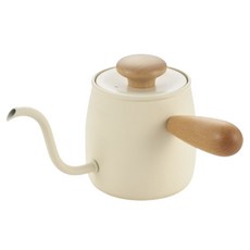 MIYAZAKI 宮崎製作所 木柄不鏽鋼手沖咖啡壺 0.4L, 1個