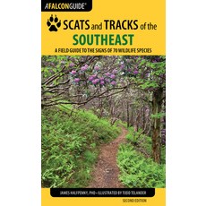 (英文圖書)Scats and Tracks of the Southeast 平裝版, Falcon Press Publishing, 英文