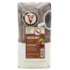 VICTOR ALLEN'S 榛子風味咖啡豆, 1.13公斤, 全豆（不磨）, 未研磨