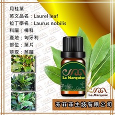 La Marquise 月桂葉精油 單方純植物 芳療薰香 保養手工皂