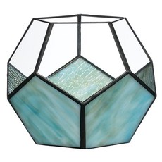 Sullivans 幾何燭台 17.8 x 17.8 x 15.2cm, 藍色