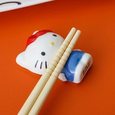 三麗鷗 凱蒂貓 酷企鵝 陶瓷筷架 筷枕 勺子托 餐具架