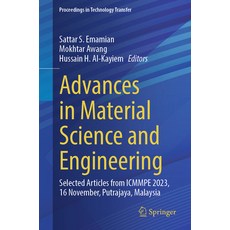 (英文圖書) Advances in Material Science and Engineering: Selected Articles from Icmmpe 2023 16-Nov Put... 平裝版, Springer, 英文