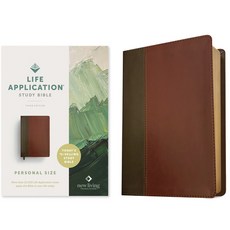 (英文圖書) NLT Life Application Study Bible Third Edition Personal Size (Leather... Imitation Leather, Tyndale House Publishers, 英文, 人造皮革