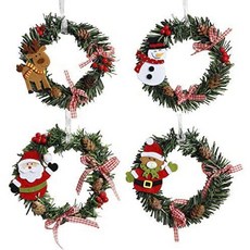 ORGRIMMAR 細緻聖誕花環 4種組, 綠