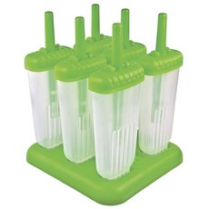 Tovolo Groovy Pop 模具 6 件裝冰淇淋模具, 1個, 綠