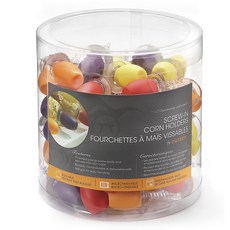 OUTSET 旋入式玉米叉, 1個, 混色