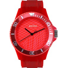 PICONO 數字逃跑計劃系列紅色運動防水手錶 BA-EN-02