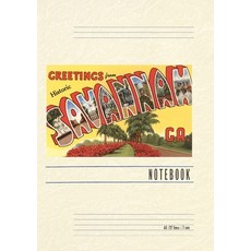 (英文圖書) Vintage Lined Notebook Greetings from Savannah 平裝版, Found Image Press, 英文