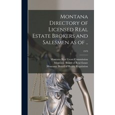 (英文圖書) Montana Directory of Licensed Real Estate Brokers and Salesmen as of ..; 1979 精裝版, Hassell Street Press, 英文