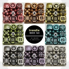 骰子人桌遊 Irondie Basic Set 9入套骰 D6, 多色