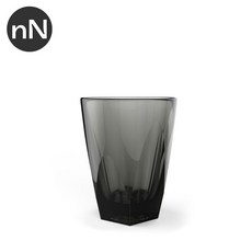 notNeutral Vero Latte Glass 咖啡拿鐵玻璃杯 12oz/355mL, 煙燻灰