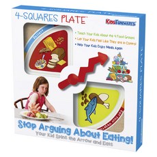 KIDS FUNWARES 兒童分隔餐盤, 1入, 混色