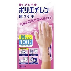 ST 雞仔牌 輕薄透明塑膠手套, 1個