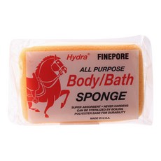 hyrdra 細孔身體沐浴海綿, 1個, 單色