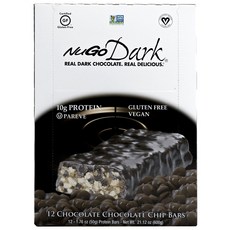 NuGo Nutrition 黑巧克力棒 12 包, 1盒, 600g