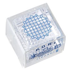 KING JIM HITOTOKI 冰塊水晶印章 網子 22mm, 1個, 不適用