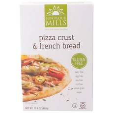 SUN FLOUR MILLS 披薩皮和法式麵包無麩質, 1個, 492克