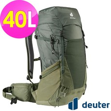 德國deuter FUTURA PRO透氣網架背包40L 3401321 墨綠, 1個