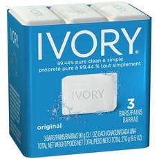 P&G Ivory 經典香皂, 3片, 270g