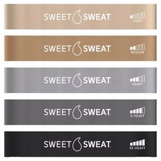 SPORTS RESEARCH Toned Series迷你環狀彈力帶 5條組, 1個, 混色