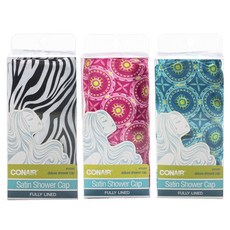 CONAIR 美康雅 豪華緞面浴帽, 隨機發貨, 1個