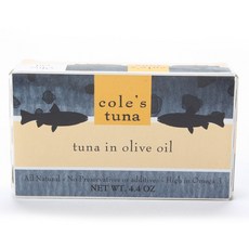 cole's 橄欖油漬鮪魚, 1盒, 124.7g