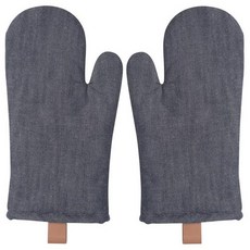 now DESIGNS 素色隔熱手套 2件組, 1個, 牛仔布